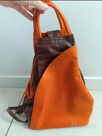 Zaino/borsa artigianale in pelle 