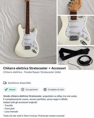 Chitarra elettrica Vision