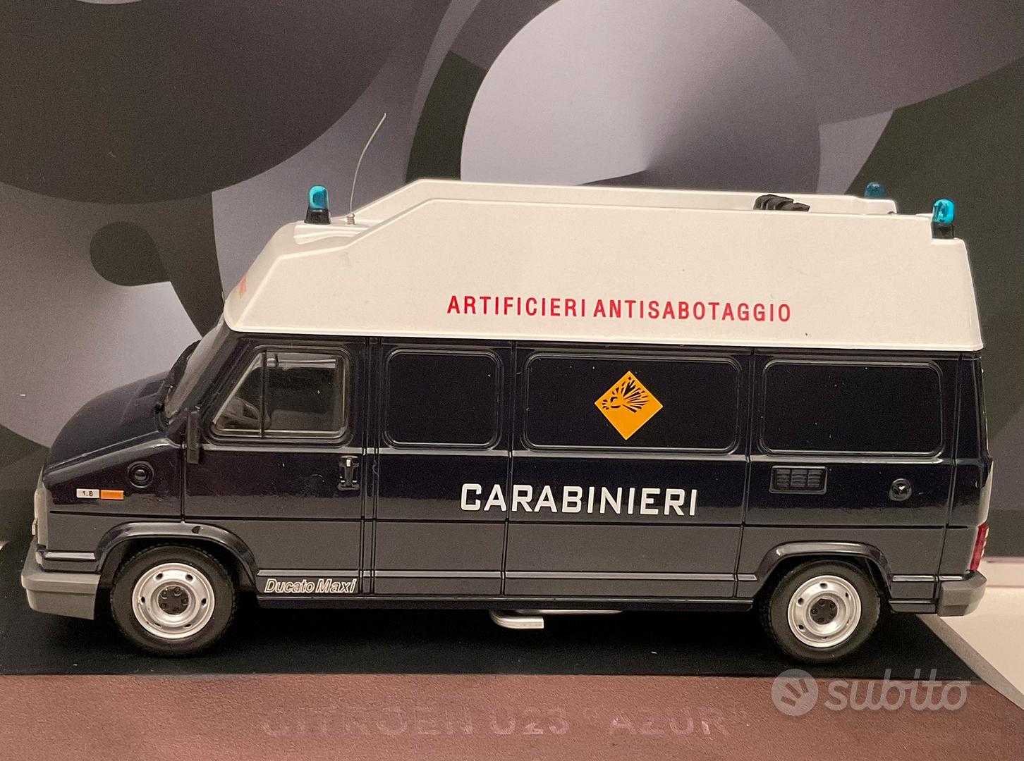 Modellino Fiat Ducato 2 Serie Carabinieri Subacquei 1999 Scala 1/43 De Agostini Die-cast