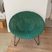 Poltrona rattan anni 50