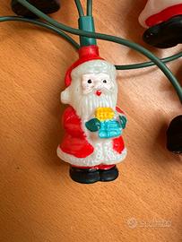 Lucine vintage Babbo Natale