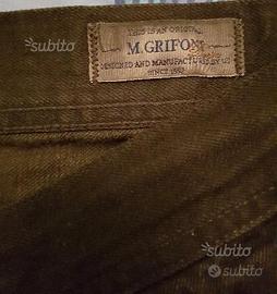 Pantaloni uomo MAURO GRIFONI jeans neri