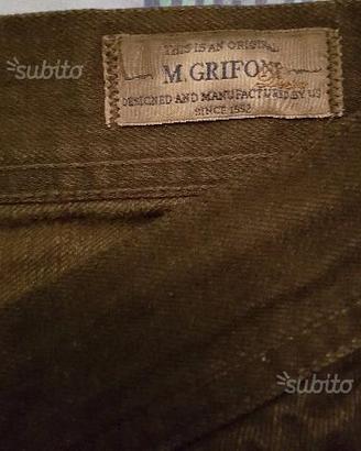 Pantaloni uomo MAURO GRIFONI jeans neri