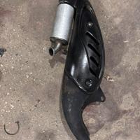 Marmitta per minarelli orizzontale.