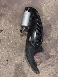 Marmitta per minarelli orizzontale.