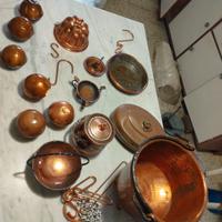 paiolo e oggetti in rame