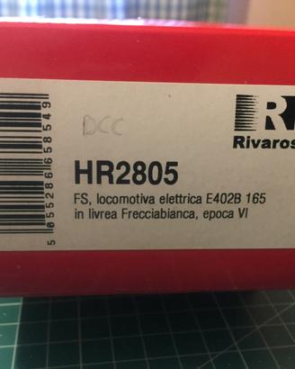 RIVAROSSI- HR2805.Locomotiva E402B. DIGITALE.