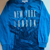 maglietta bambino nuova maniche lunghe tg 5 anni