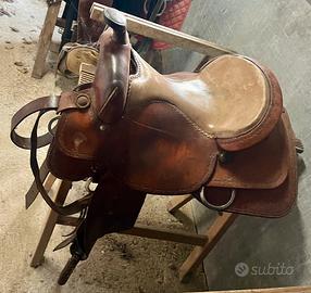 Sella western seggio reining