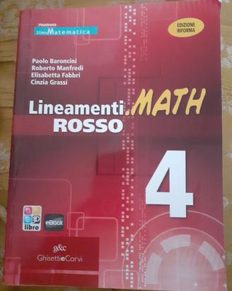 Lineamenti Math Rosso 4 Ghisetti e Corvi