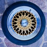 4 cerchi LENSO 5X100 7x15 ET20 VW GOLF 3 tipo BBS