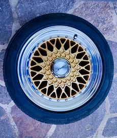 4 cerchi LENSO 5X100 7x15 ET20 VW GOLF 3 tipo BBS