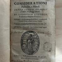 Libro antico del 1621