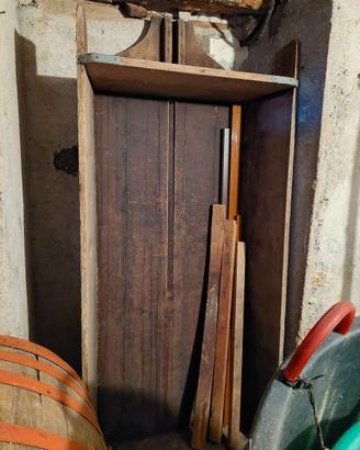 Vasca in legno per pigiatura