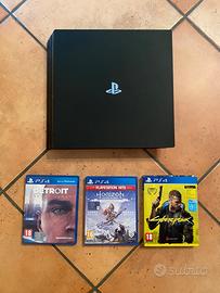 Playstation 4 Pro + 3 giochi