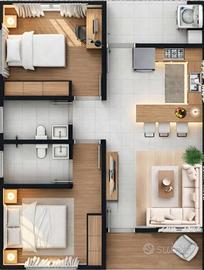 Spazioso quadrilocale a Luino