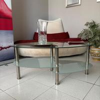 tavolino in vetro 