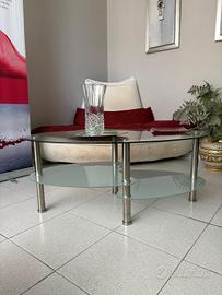 tavolino in vetro 
