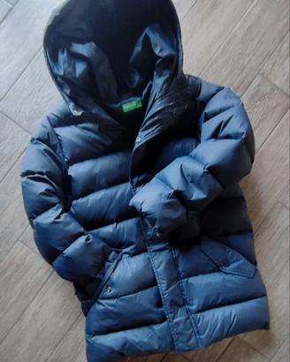 Piumino lungo Benetton 10/12 anni