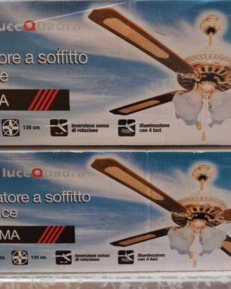Ventilatori a soffitto con  4 luci 