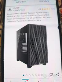 PC Case Corsair 3000D Airflow M-Yower gamer nuovo