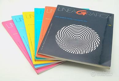 6 numeri LINEA GRAFICA annata completa 1990