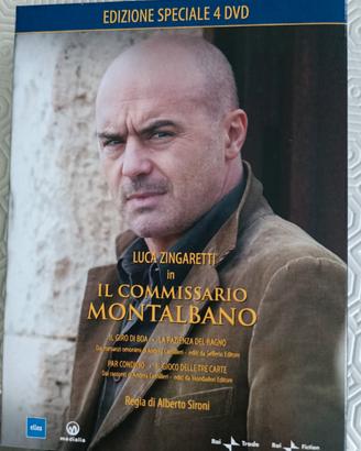 cofanetto 4 DVD il commissario Montalbano 