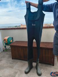 salopette in neoprene Cornorane 