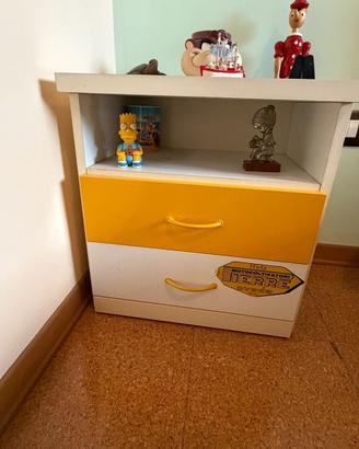 COMODINO/MOBILETTO CON CASSETTI