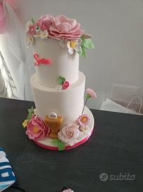 Torta finta per comunione