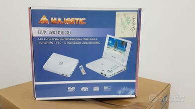Lettore DVD Portatile 7" USB/SD Majestic DVS170