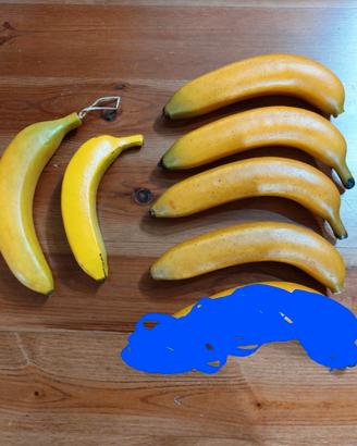 n.7 banane frutta finta di alta qualità 