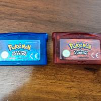 Pokemon rubino e zaffiro Nintendo gameboy advance