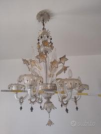 lampadario vetro Murano 