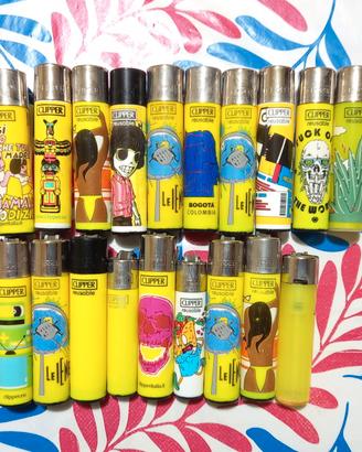 60 accendini Clipper e Bic da collezione 