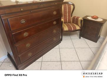 camera letto completa  in legno massello