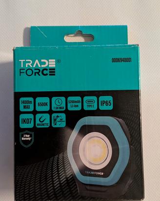 Faro LED Lavoro Tradeforce 1400lm Magnetico