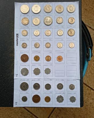 37 Monete Malta: Serie Completa Lira e Millesimi.
