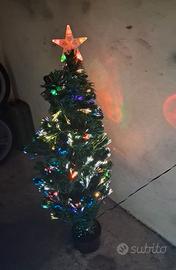 ALBERO DI NATALE 120CM CON LUCI INCORPORATE NUOVO