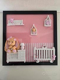 quadretto nascita personalizzato