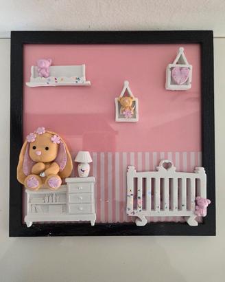 quadretto nascita personalizzato