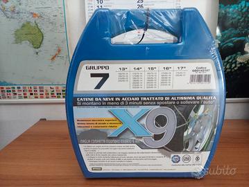 Catene per ruote auto in box portatile nuovo