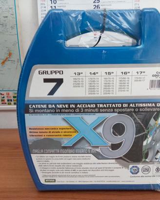 Catene per ruote auto in box portatile nuovo