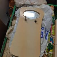 Appendi asciugamani vintage con specchio