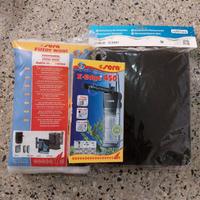 Filtro acquario Sera Edge450 e materiali filtranti