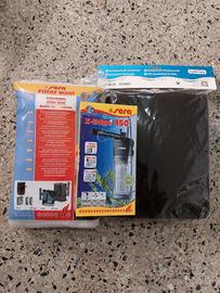 Filtro acquario Sera Edge450 e materiali filtranti