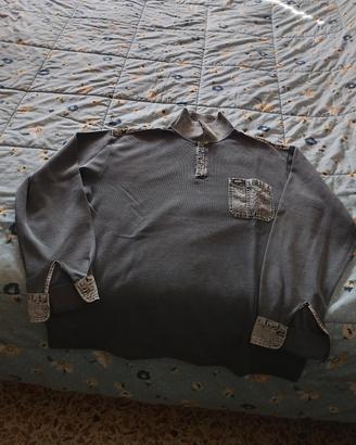 polo maniche lunghe uomo taglia XXL 