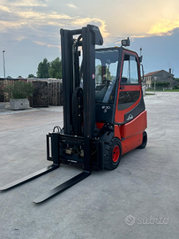 Linde E 30 elettrico montante triplex gal