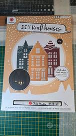 Kit Creativo Fai-da-Te Casette di Carta Natalizio