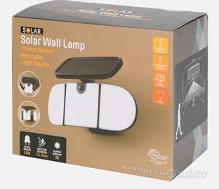 Lampada a pannello solare